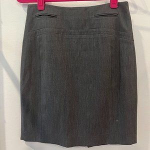 Express suit skirt, dark grey